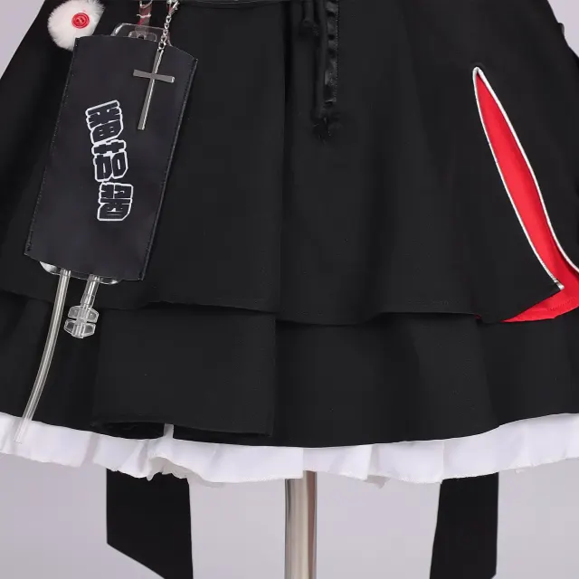 Esper Requiem Mint Anime-Game-Cosplay-Kostüm für Damen Detail 10