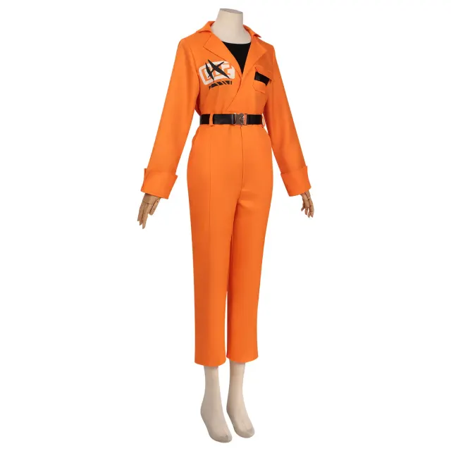 Esper Zero Häftlingsuniform-Cosplay-Kostüm für Damen & Herren Detail 1