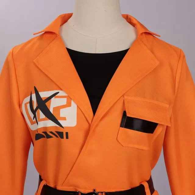 Esper Zero Häftlingsuniform-Cosplay-Kostüm für Damen & Herren Detail 3