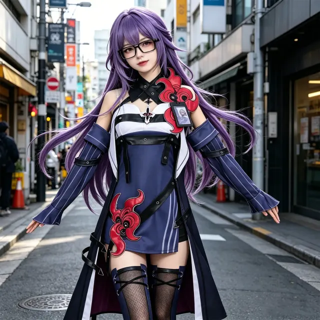 Fadia Esper Cosplay-Kostüm für Damen im aufgeführten Fadia-Stil, konzipiert für Anime- und Mobile-Game-Rollenspiel.