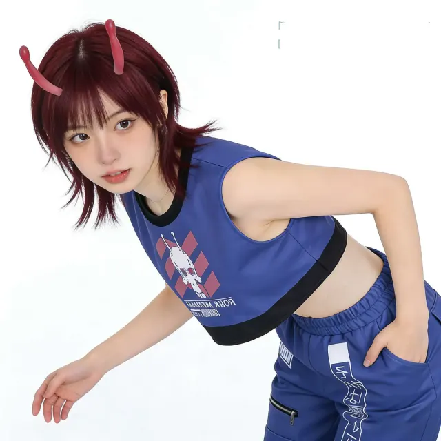 Disfraz cosplay de anime inspirado en la galaxia en estilo Tieduo, presentado para uso en interpretación de personajes de juegos y anime.