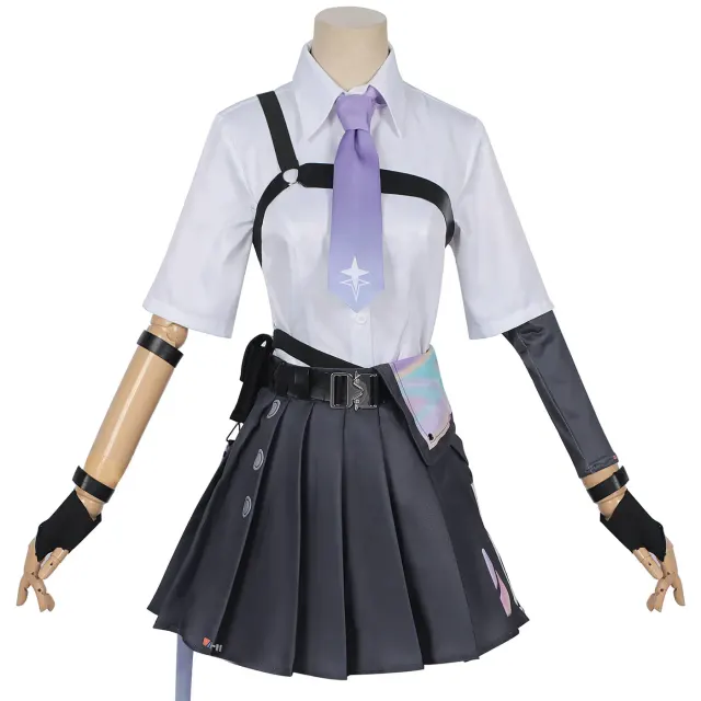Costume cosplay d'utilisateur de pouvoir inspiré d'un jeu pour homme et femme détail 1