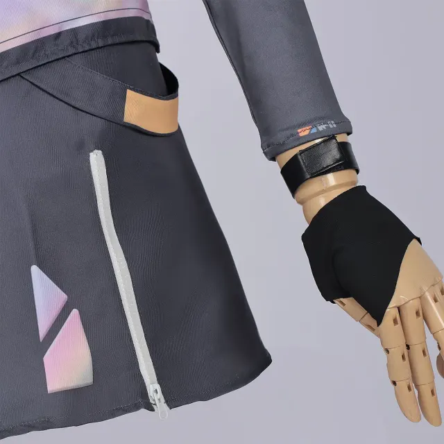Costume cosplay d'utilisateur de pouvoir inspiré d'un jeu pour homme et femme détail 9
