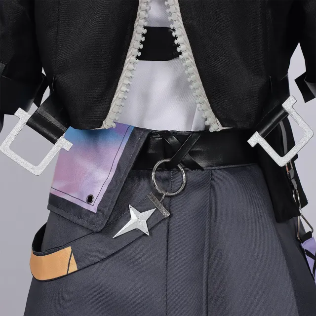 Costume cosplay d'utilisateur de pouvoir inspiré d'un jeu pour homme et femme détail 11