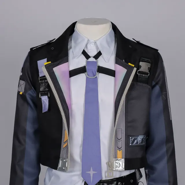 Costume cosplay d'utilisateur de pouvoir inspiré d'un jeu pour homme et femme détail 15