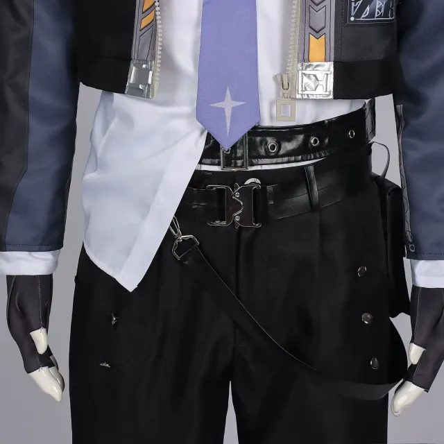 Costume cosplay d'utilisateur de pouvoir inspiré d'un jeu pour homme et femme détail 16