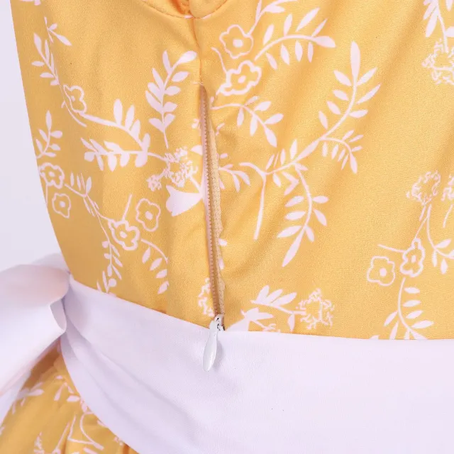 Robe de pionnière prairie pour fille pour spectacles de scène d'Oktoberfest détail 7