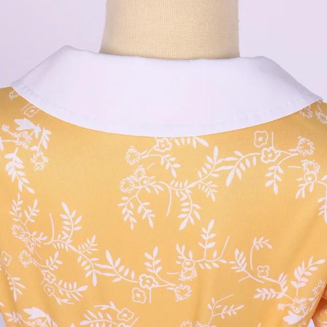 Robe de pionnière prairie pour fille pour spectacles de scène d'Oktoberfest détail 9