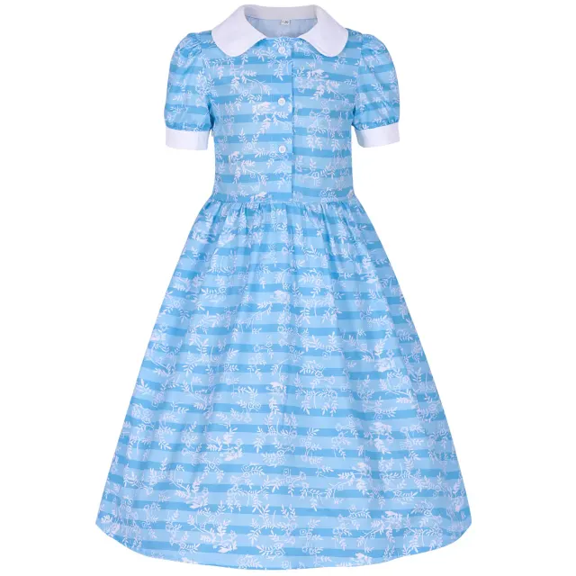 Robe de pionnière prairie pour fille pour spectacles de scène d'Oktoberfest détail 13