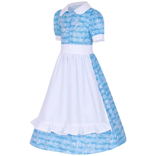 Robe de pionnière prairie pour fille pour spectacles de scène d'Oktoberfest détail 15