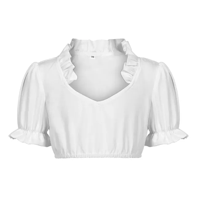 Retro-Oktoberfest-Schnürkleid-Set für Mädchen Detail 1