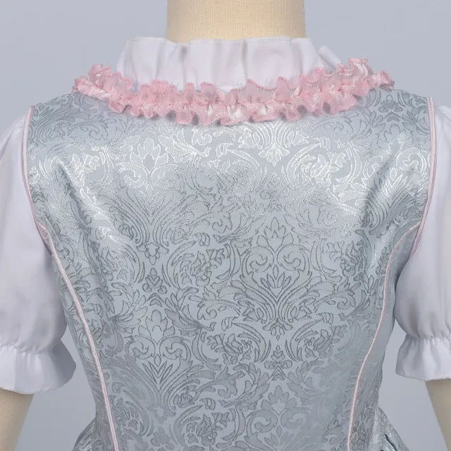 Retro-Oktoberfest-Schnürkleid-Set für Mädchen Detail 10