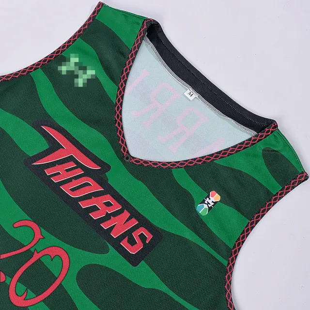 Ensemble cosplay avec maillot de l'équipe Goat Will Vine City Thorn détail 16