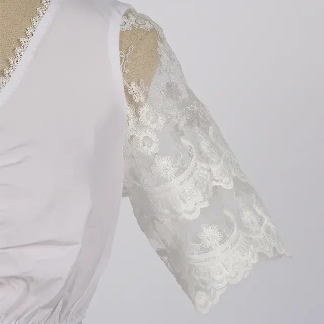 Grünes Oktoberfest-Magd-Kostüm-Set für Damen Detail 20