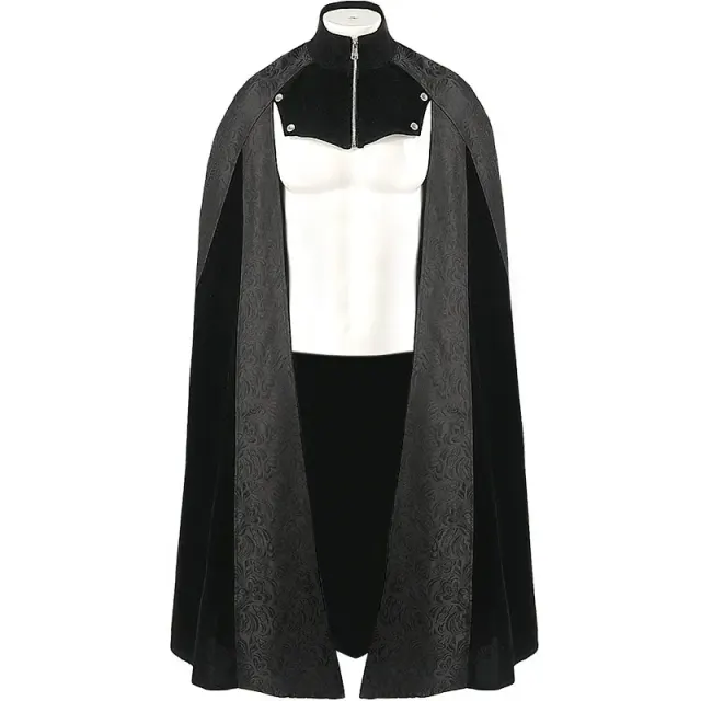 Unisex-Halloween-Umhangmantel mit Jacquard-Muster im Hofgentleman-Stil Detail 10