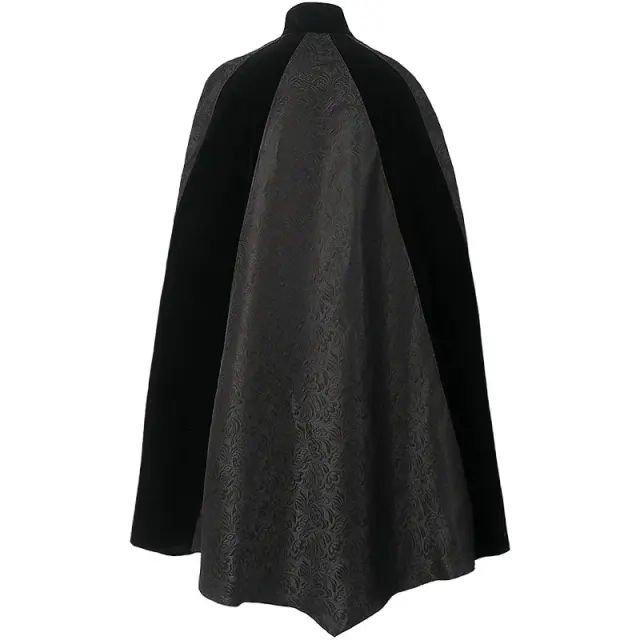 Unisex-Halloween-Umhangmantel mit Jacquard-Muster im Hofgentleman-Stil Detail 12