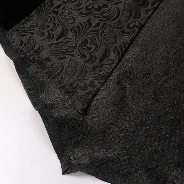 Unisex-Halloween-Umhangmantel mit Jacquard-Muster im Hofgentleman-Stil Detail 17
