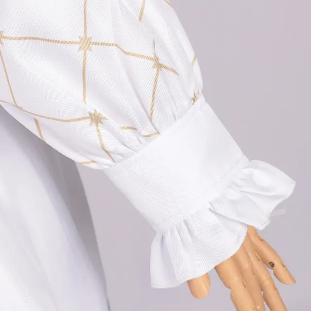 detalle de Vestido Lolita tipo tarta de fresa para mujer, para Halloween, escenario y cosplay 11
