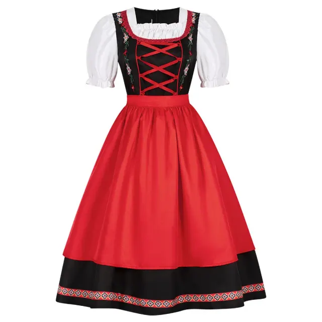 Halloween Oktoberfest Embroidered Beer Dress Cosplay Costume detail 4