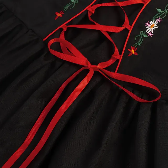 Halloween Oktoberfest Embroidered Beer Dress Cosplay Costume detail 10