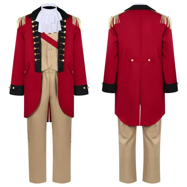 Costume cosplay queue-de-pie vintage d'avocat et de président pour Halloween détail 9