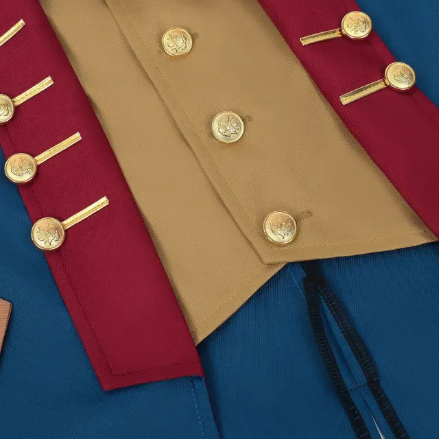 Costume cosplay queue-de-pie vintage d'avocat et de président pour Halloween détail 13