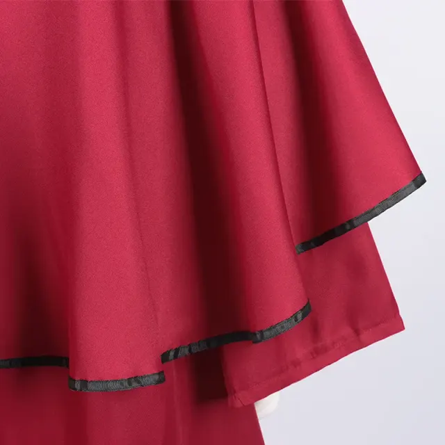 Kapuzen-Halloween-Cosplay-Robe-Umhang für mittelalterlichen dunklen Zauberer Detail 5