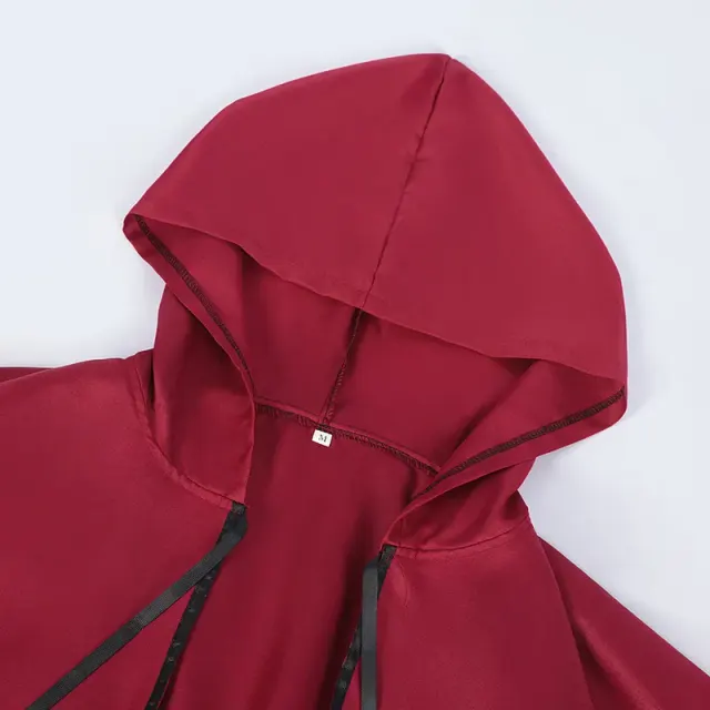 Kapuzen-Halloween-Cosplay-Robe-Umhang für mittelalterlichen dunklen Zauberer Detail 8