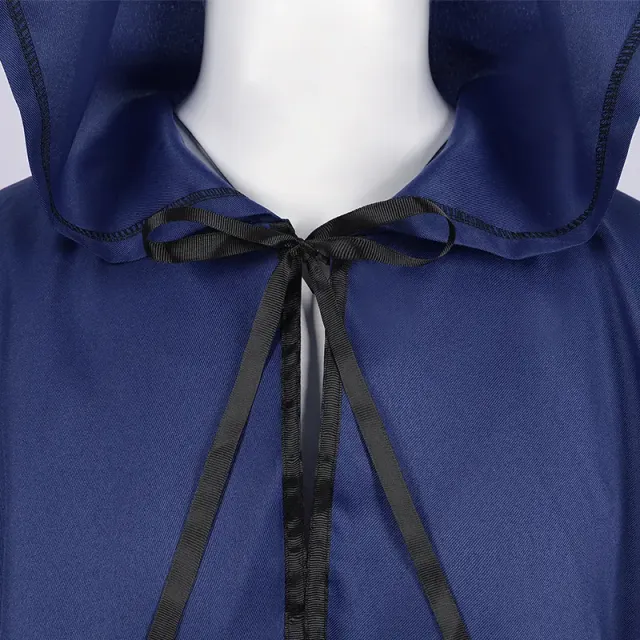 Kapuzen-Halloween-Cosplay-Robe-Umhang für mittelalterlichen dunklen Zauberer Detail 16
