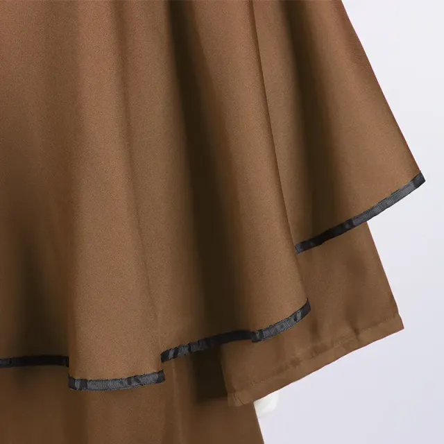 Kapuzen-Halloween-Cosplay-Robe-Umhang für mittelalterlichen dunklen Zauberer Detail 21