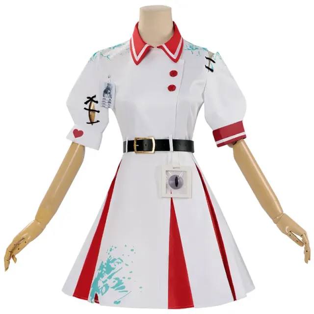 Ensemble cosplay Nuit d'horreur : Stella la muette et l'infirmière Heather détail 14