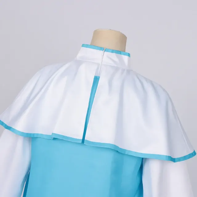 Ensemble complet robe bleue cosplay anime japonais détail 5