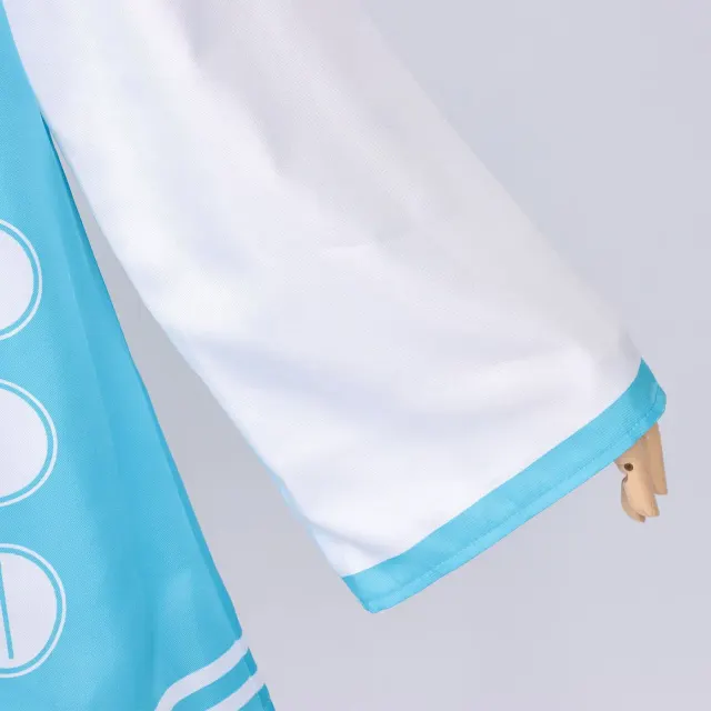 Ensemble complet robe bleue cosplay anime japonais détail 6