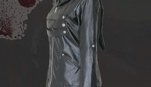 detalle de Conjunto de disfraz cosplay de Touka de Ghoul, anime japonés, para mujer 5