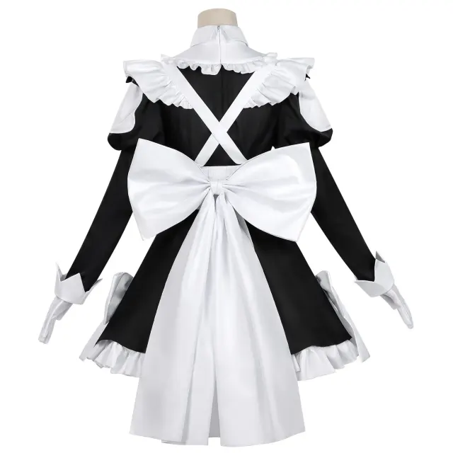 detalle de Vestido largo cosplay Lolita de doncella fantasma japonesa 16