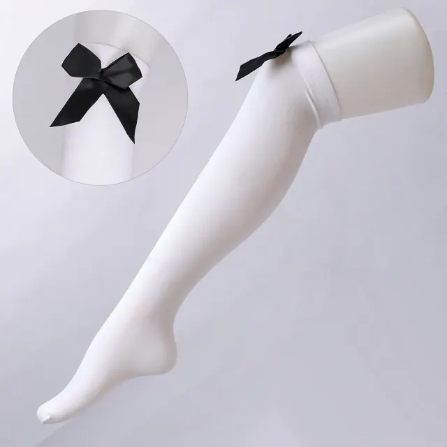Women's Japanese-Style Black and White Cat Maid Cosplay Dress detail 2