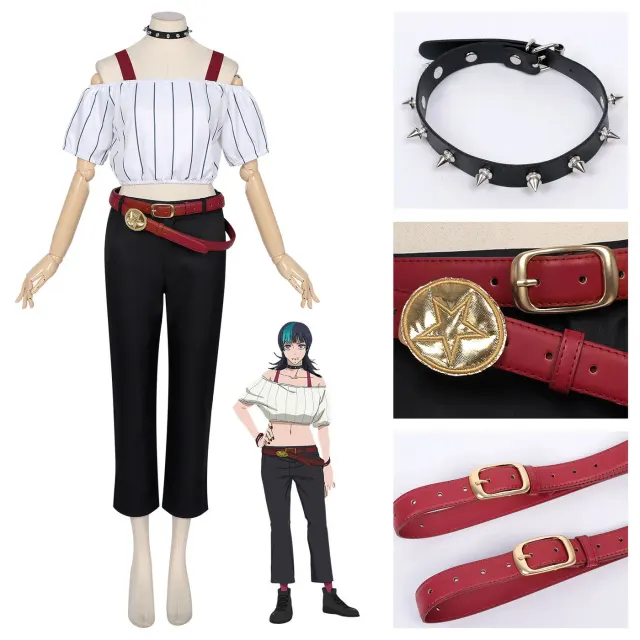 Le costume cosplay Kirara Hoshi de Jujutsu Kaisen Culling Game dans le style en stock, conçu pour le roleplay anime et jeu.