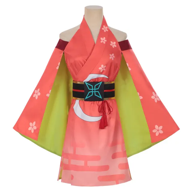 detalle de Conjunto lolita de doncella japonesa para cosplay de anime Kaguya 1