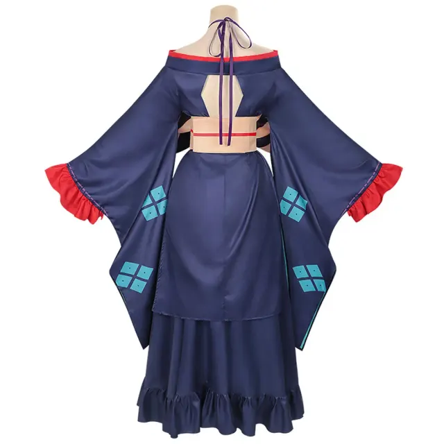 detalle de Conjunto lolita de doncella japonesa para cosplay de anime Kaguya 5