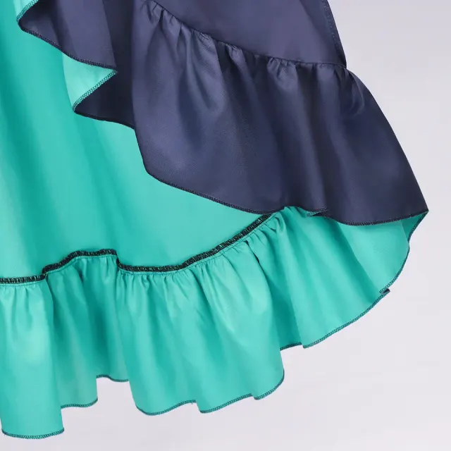 Costume cosplay Kaguya Tsukimi épaules dénudées avec imprimé fleurs de cerisier détail 18