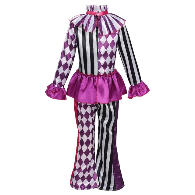 Kids Halloween Circus Clown Costume for Cosplay Stage Performance detail 3