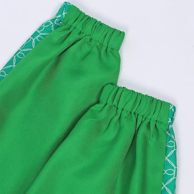 Kids Irish Elf Costume Set with Shamrock Detail detail 10