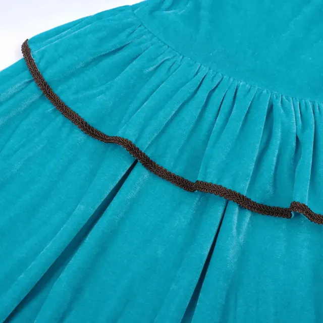 detalle de Vestido cosplay de princesa medieval infantil para fiestas de Halloween 12