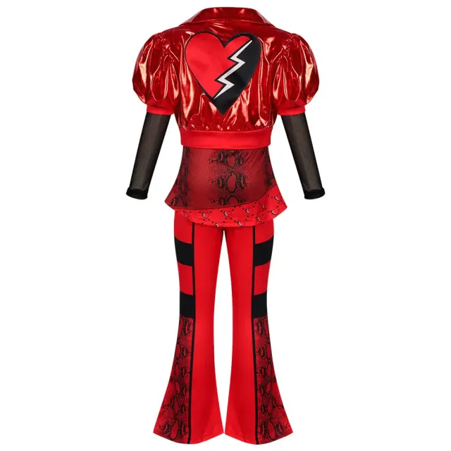 detalle de Disfraz cosplay infantil de la Reina de Corazones para Halloween 10