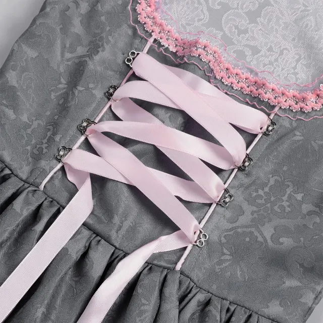 儿童短袖绑带啤酒女仆装服装套装 详情 5