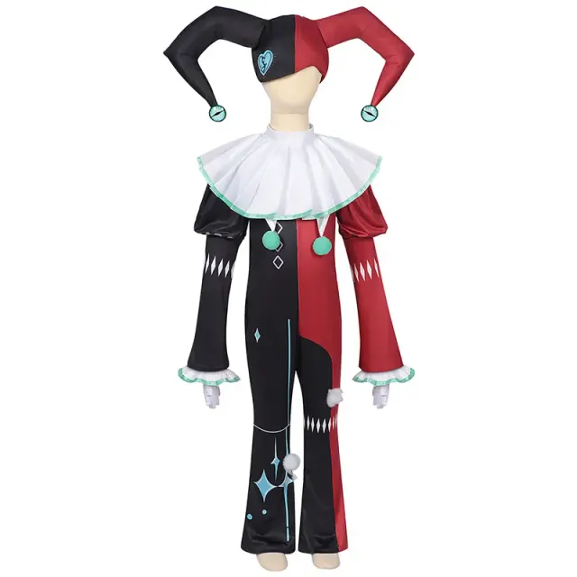 Ensemble costume cosplay Wraith Clown Aba Horreur nocturne pour enfants détail 1