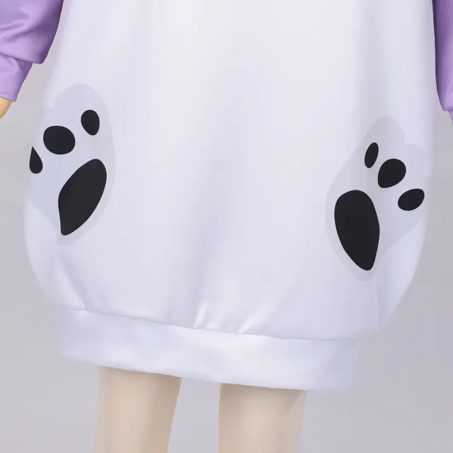 detalle de Disfraz cosplay de pijama Rumi, Zoey y Mira de K-Pop Demon Hunters 6
