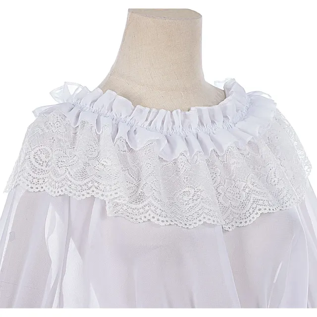 Lolita-Innentop mit langen Ärmeln, schulterfrei, Prinzessinnenärmeln, Halloween Detail 1