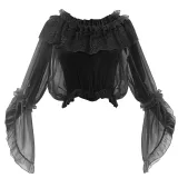Lolita-Innentop - Schwarz