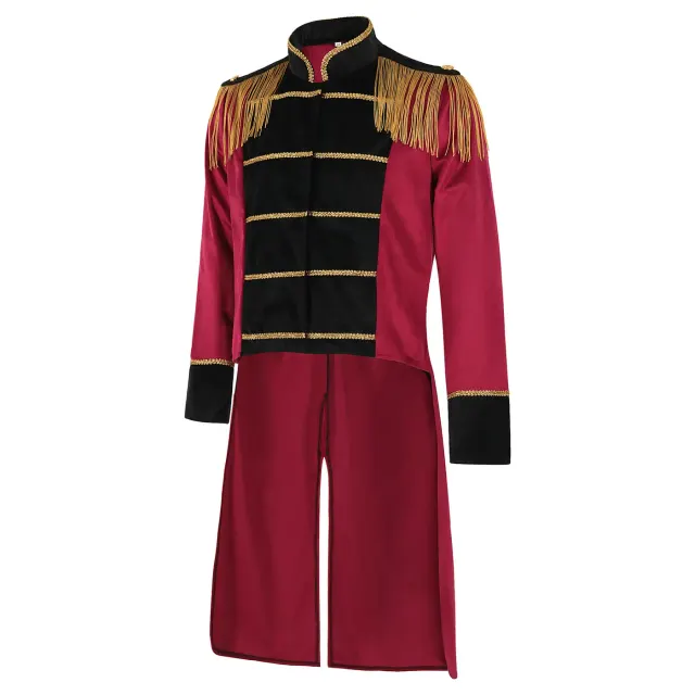 2026 Long-Sleeve Gentleman Tailor Halloween Circus Punk Stage Costume detail 3